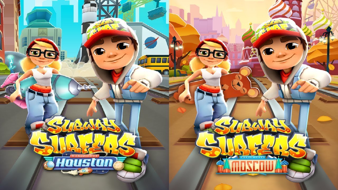 Subway Surfers: Houston VS Moscow Gameplay