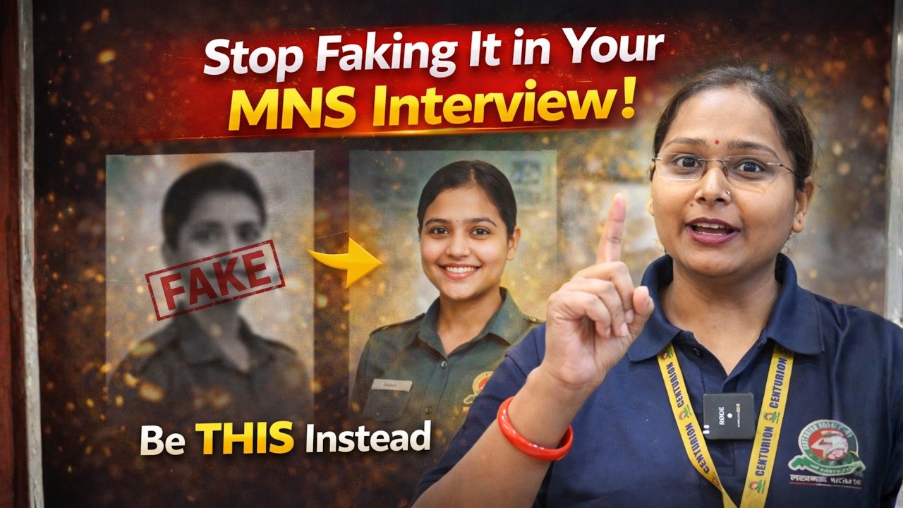 MNS Interview Cracked! Self Introduction, Body Language & Attire Complete Guide | Dr. Mansi Mishra