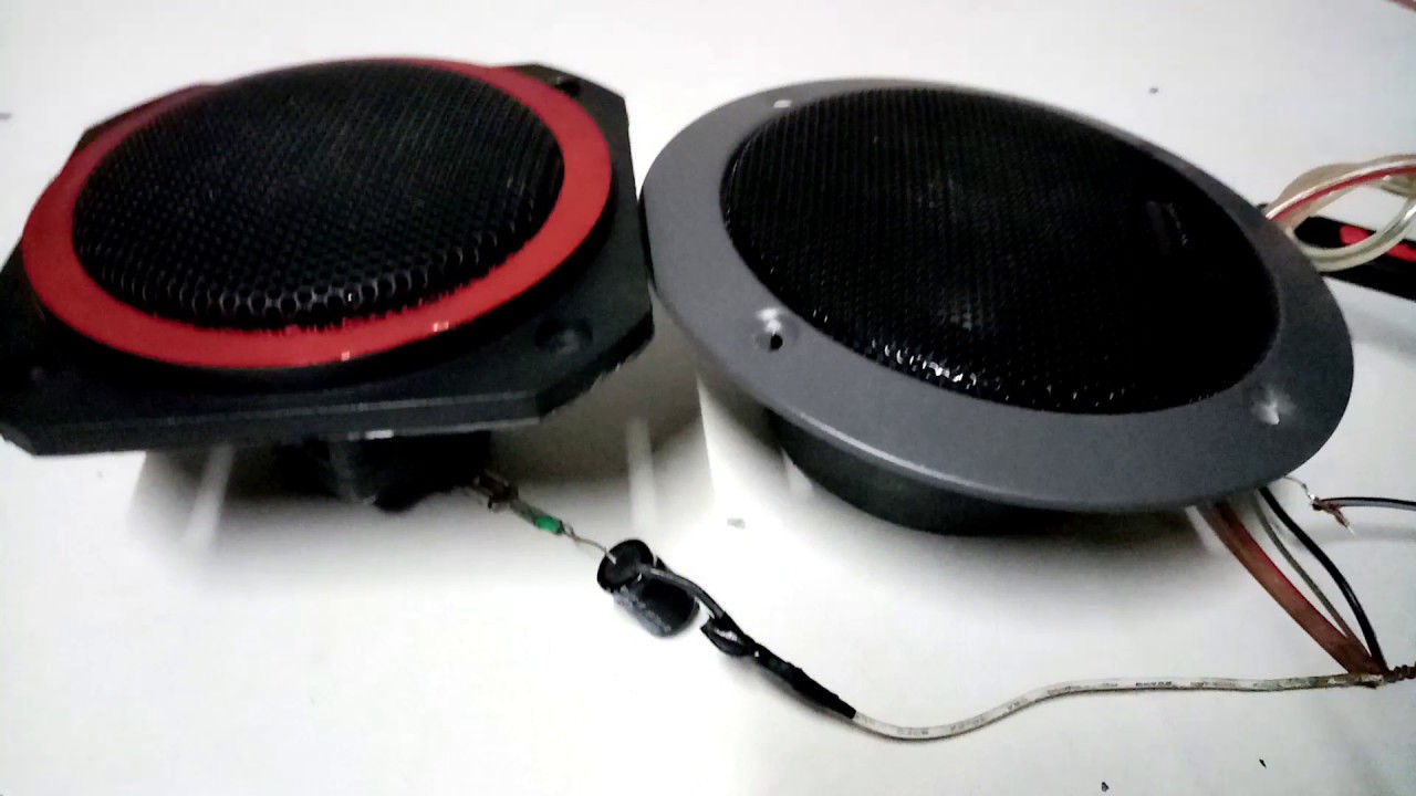 Sound System01: TWEETER,MIDRANGE WIRING, USAPANG AMPLIFIER AT CAPACITOR