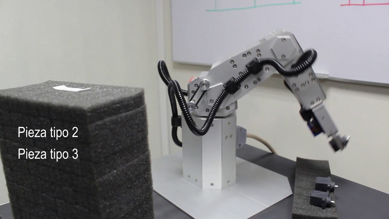 BRAZO ROBOT – Discriminación de piezas.