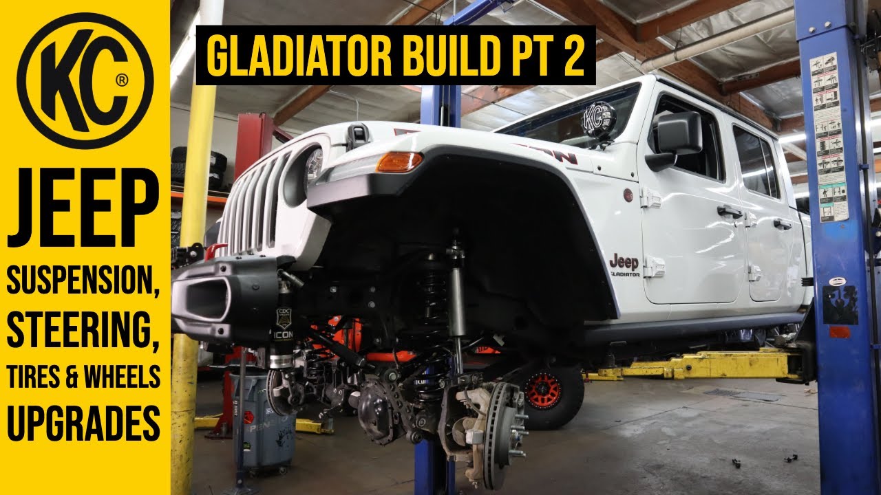 KC HiLiTES® - Jeep Gladiator JT Build: Lifted Suspension, Steering, and Tire Upgrades