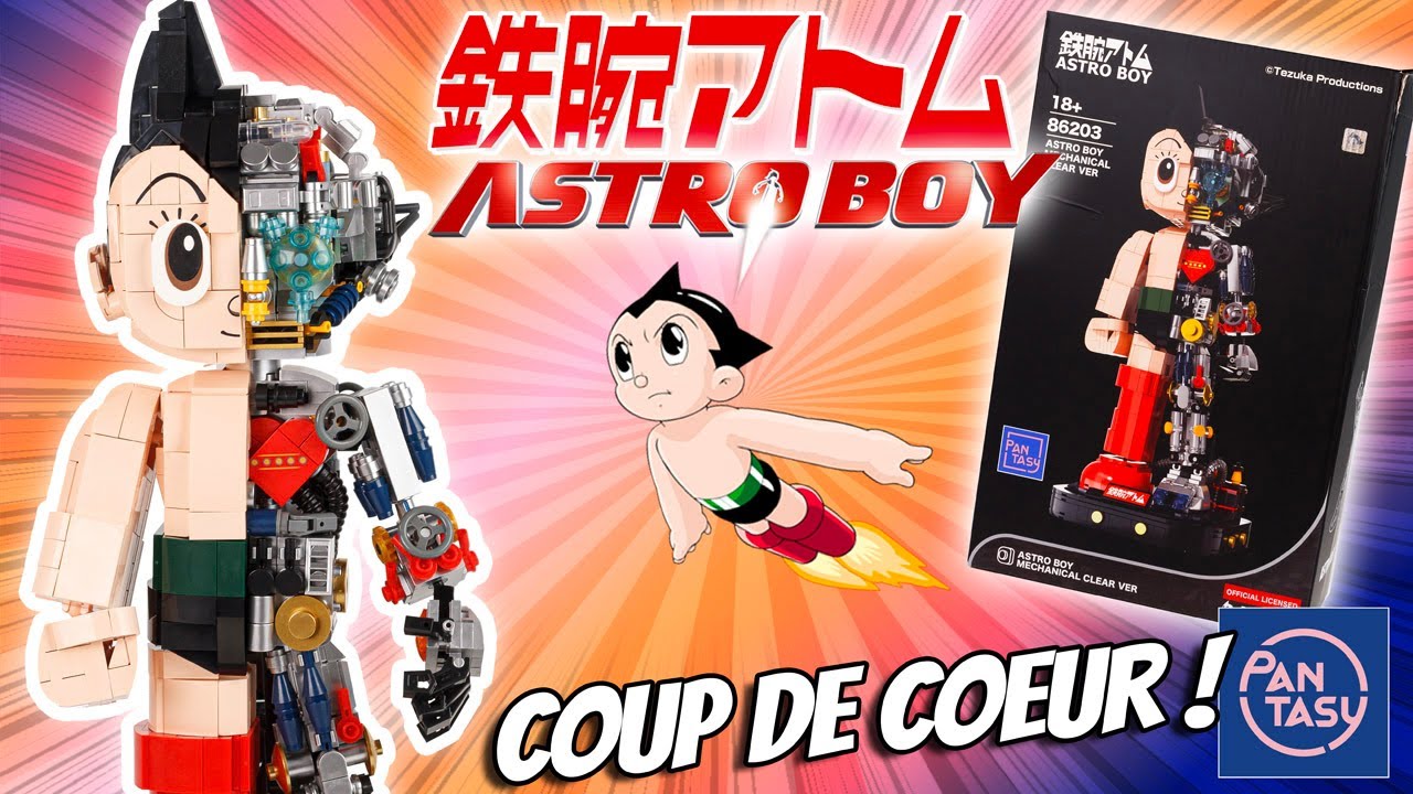 ASTRO LE PETIT ROBOT en briques PANTASY BLOCKS 86203 Un Set coup de coeur Astro Boy clear mecanical