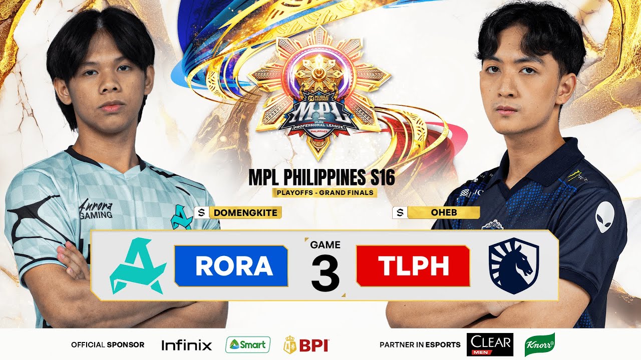 MPL PH S16 - GRAND FINALS - RORA VS TLPH GAME 3