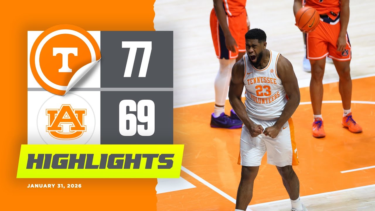 HIGHLIGHTS | Vols 77, Auburn 69 (January 31, 2026)