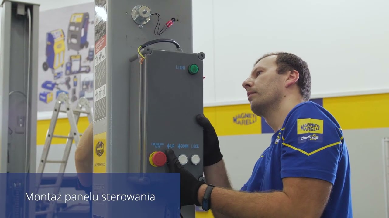 Podnośnik dwukolumnowy łączony dołem 4000B Magneti Marelli
