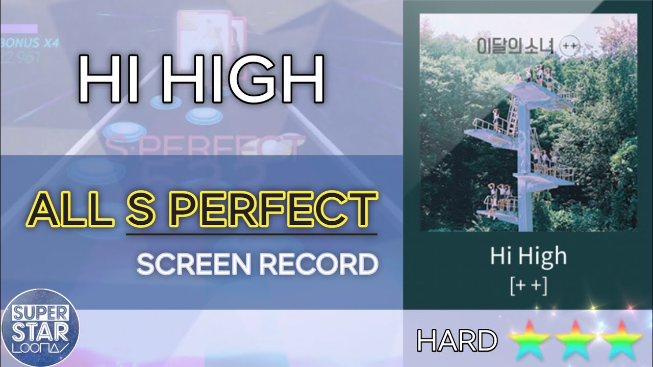 SuperStar LOONA | Hi High (Hard) All S Perfect // Screen Record