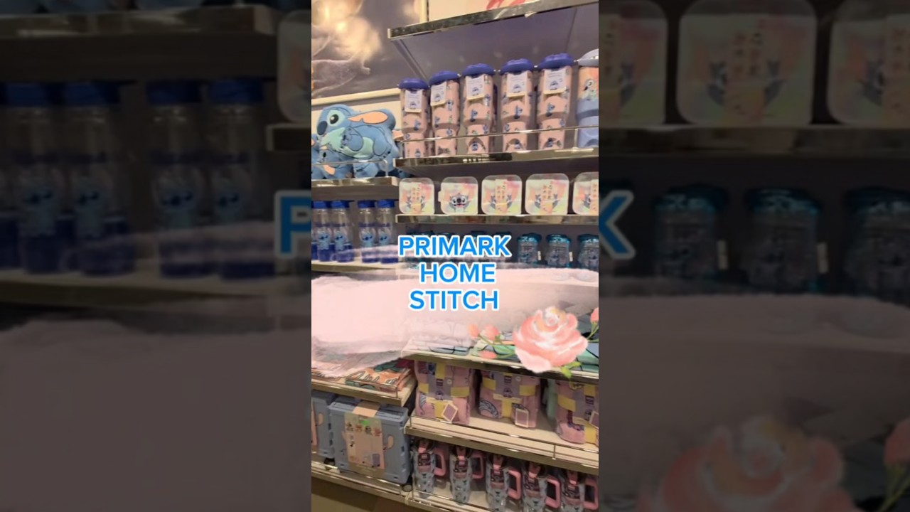 PRIMARK STITCH HOMEWARE HAUL 💙✨️#primarkhaul #stitch #disney