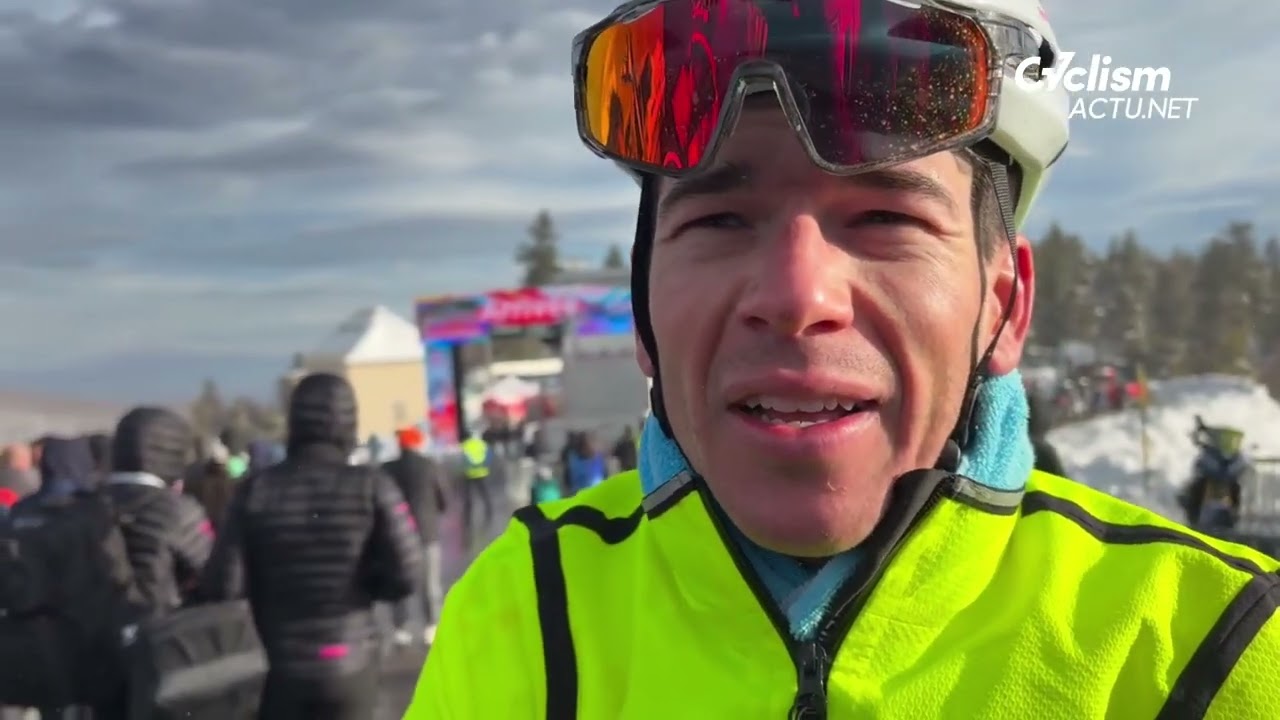 Tour de la Provence - Nicolas Breuillard à l'arrivée de la 2e étape du CIC Tour de la Provence 2026