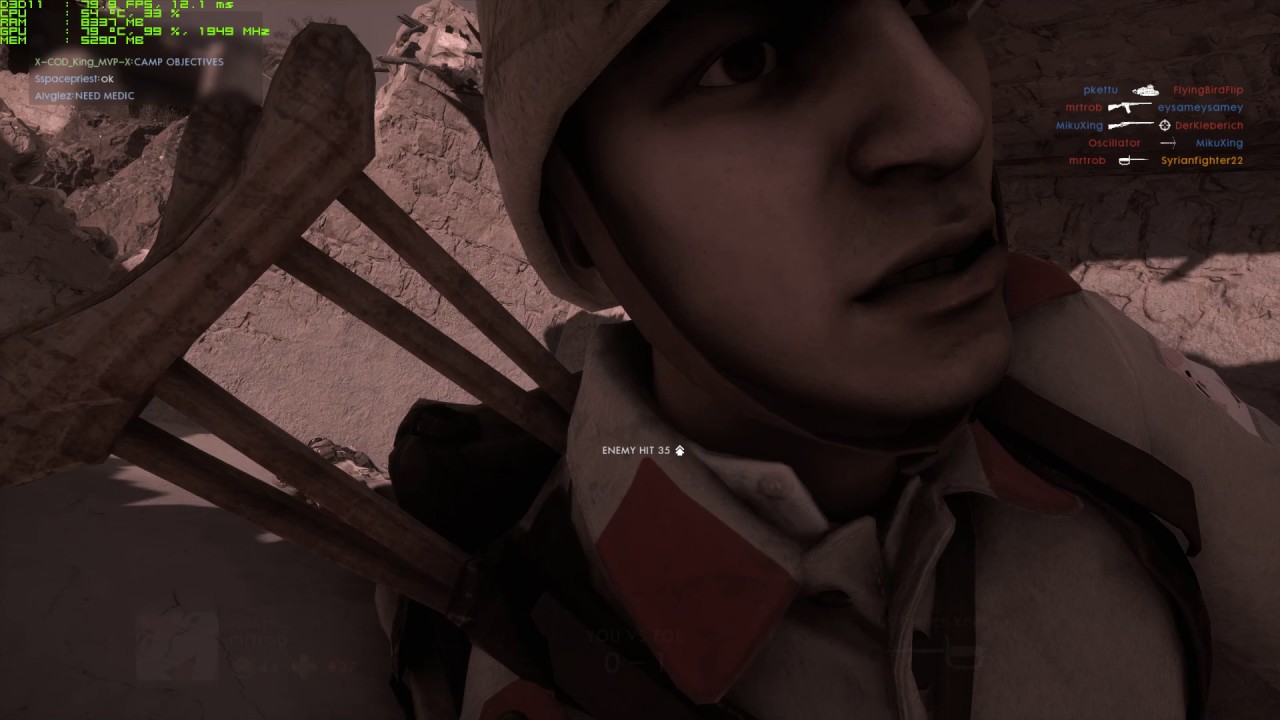 Battlefield 1 GTX TITAN X pascal 150 % resolution scale