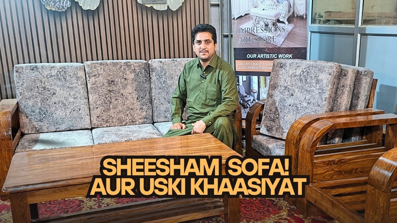 Sheesham Wood Sofa | impression art store saharanpur furniture