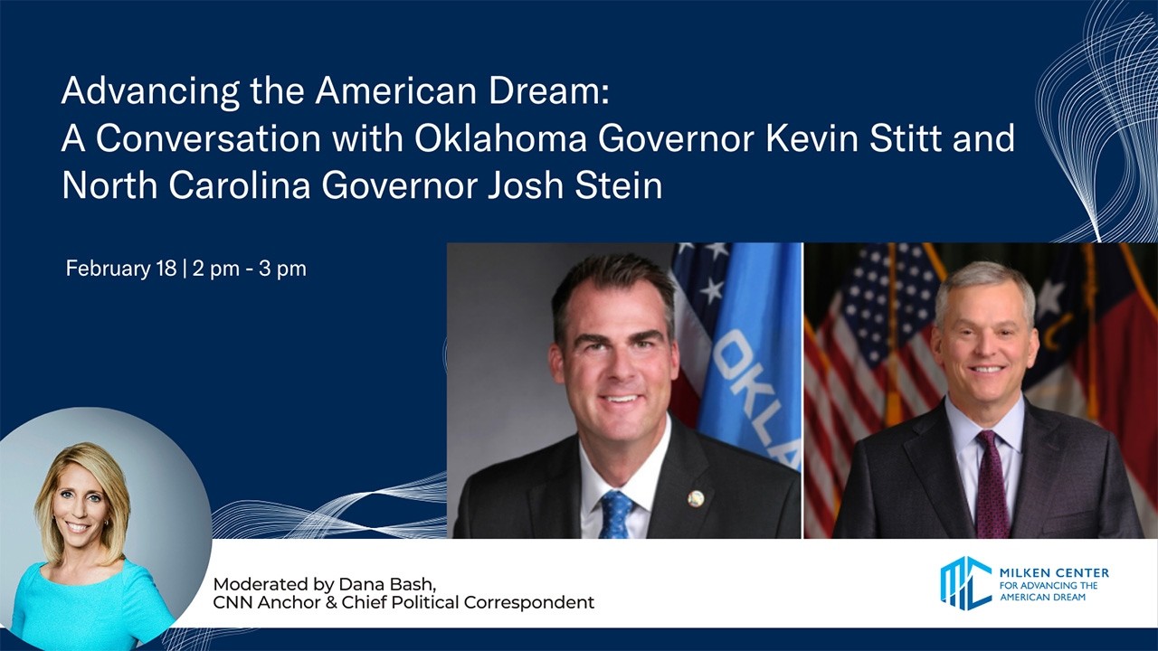 A Conversation with Oklahoma Governor Kevin Stitt and North Carolina Governor Josh Stein