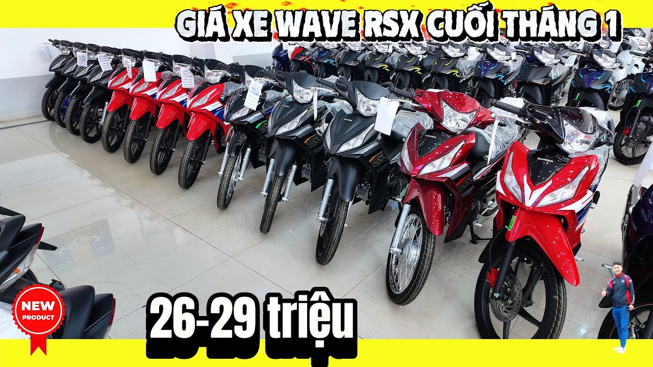 BÁO GIÁ NHANH WAVE RSX 110 FI 2026 FULL COLOR ▶ 26-29 triệu 1 em WAVE RSX 110 FI 2026 🔴 GXMV