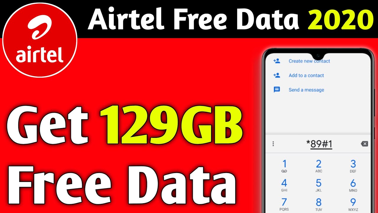 airtel free 129GB 4G data offers 2019 || airtel free data || airtel free data offer || airtel