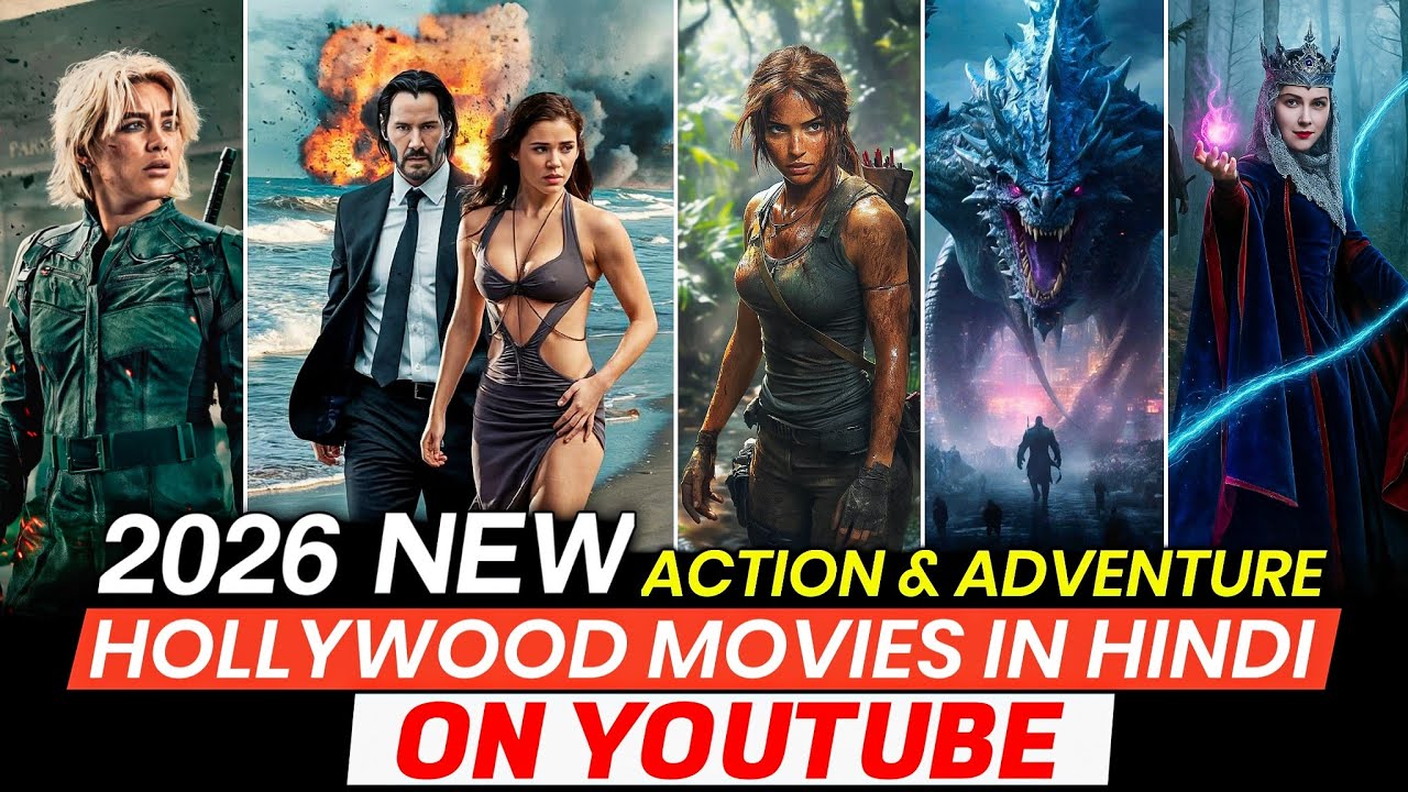 Top 10 Best Hollywood Adventure Movies in Hindi on Youtube | 2026 Hollywood Movies in Hindi Dubbed