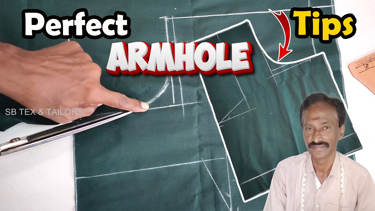 ✨💫Perfect Armhole Cutting for Sleeves | Easy & Professional Tailoring Method for Beginners |