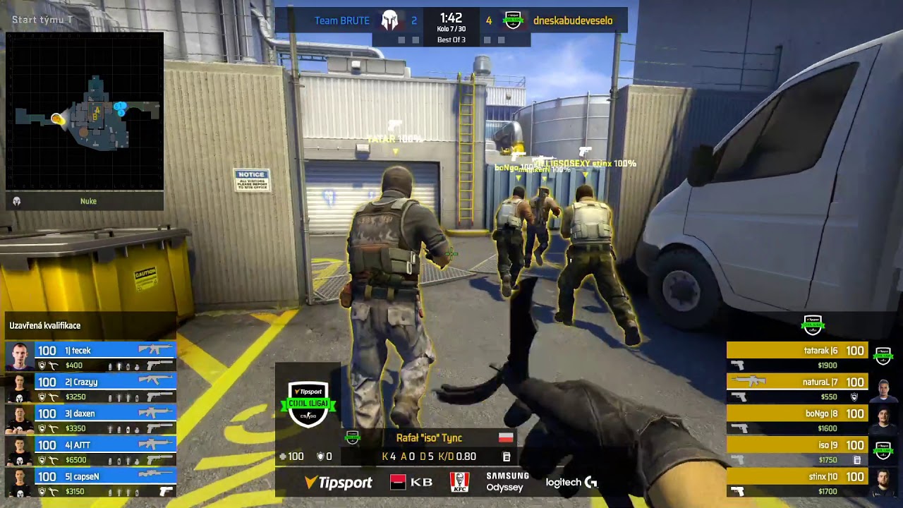Team BRUTE vs. dneskabudeveselo | Tipsport COOL liga | Closed Qualifier