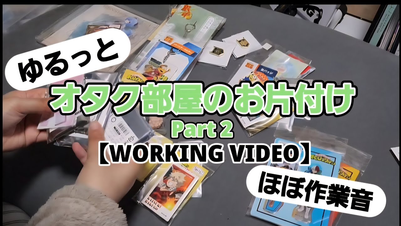 ゆるーいオタク部屋お片付け Part2！