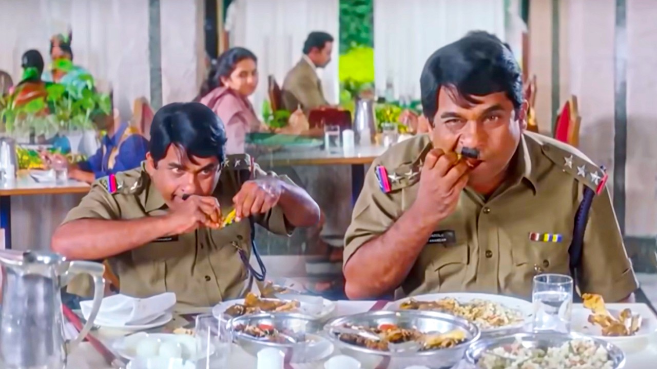 Brahmanandam Best Comedy Food Eating | Food Eating Comedy Scenes | Back To Back Comedy Scenes Telugu