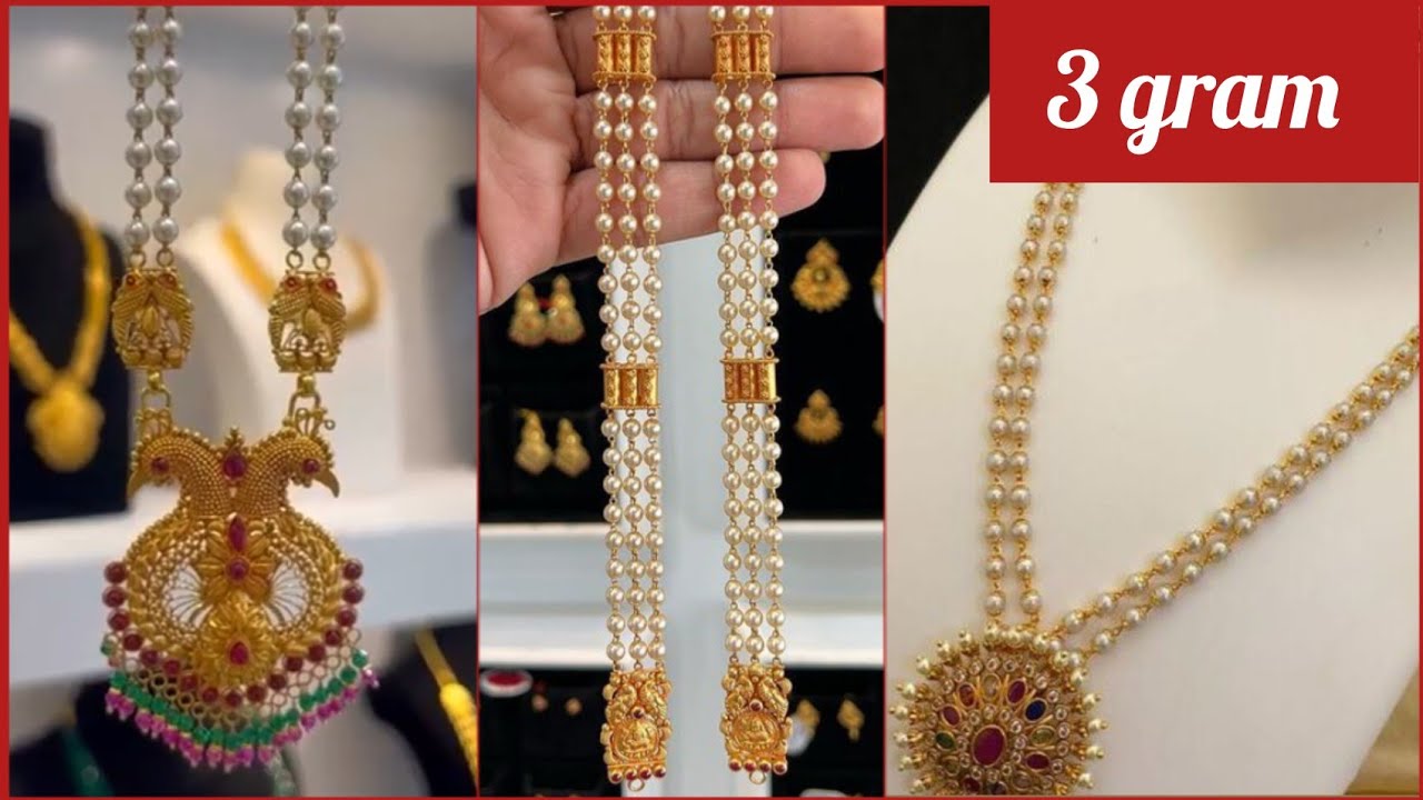 ಬರಿ 3 gram ಚಿನ್ನದಿಂದ ಮುತ್ತಿನ ಎಲ್ಲಾ ರೀತಿಯ ಹಾರಗಳು ,ಅಬ್ಬಾ ಇಷ್ಟು ಕಡಿಮೆ ಚಿನ್ನದಿಂದ /gold pearls haram.