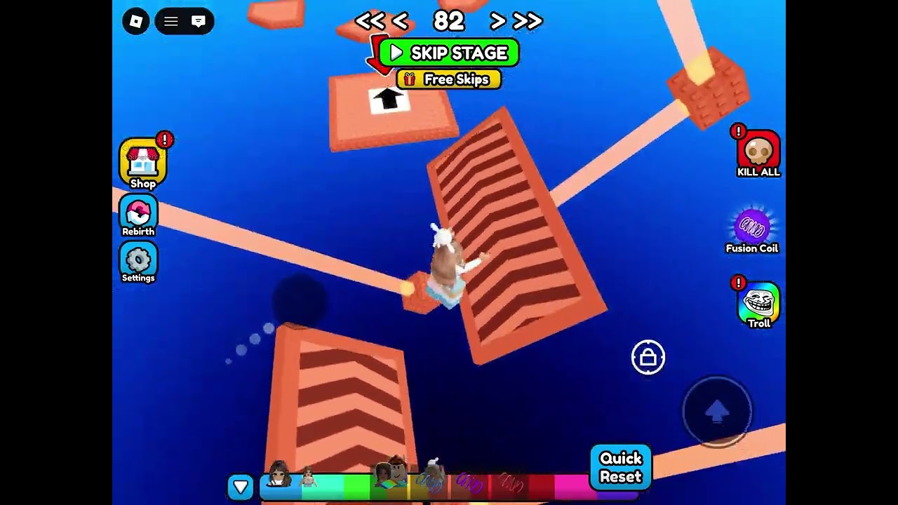 Playing impossible obby? ( Roblox )