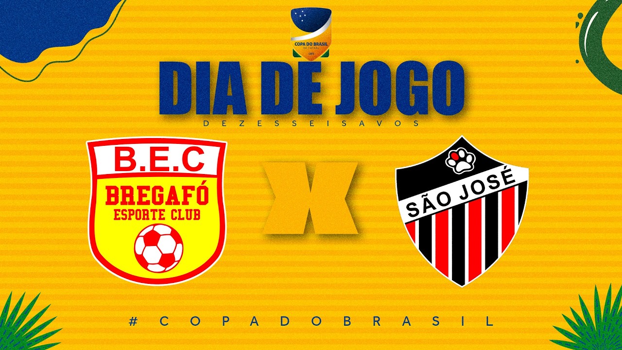 Copa do Brasil de Futsal | Bregaf&oacute; x S&atilde;o Jos&eacute; | 16Avos Volta | Ao Vivo