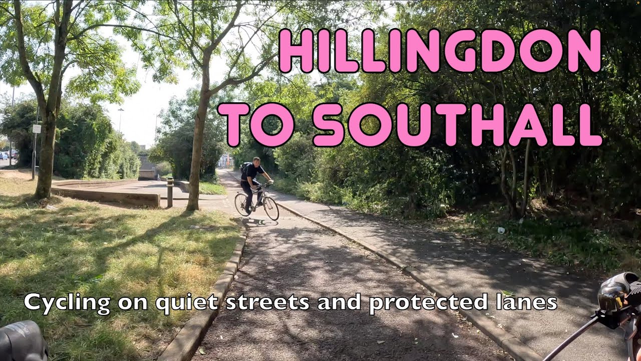 🚲 The best way to cycle from Hillingdon to Southall, traffic free