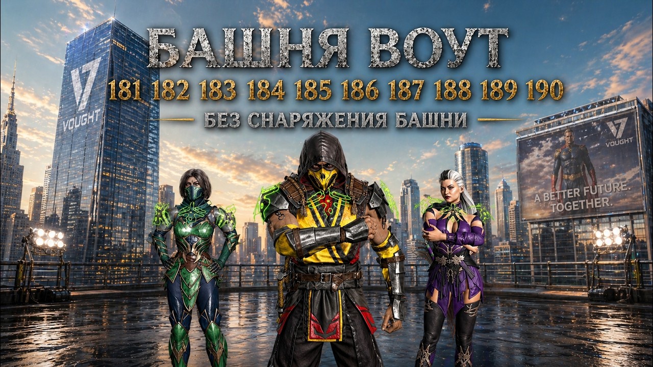 MK Mobile Башня Воут Бои 181 182 183 184 185 186 187 188 189 190 Без снаряжения башни