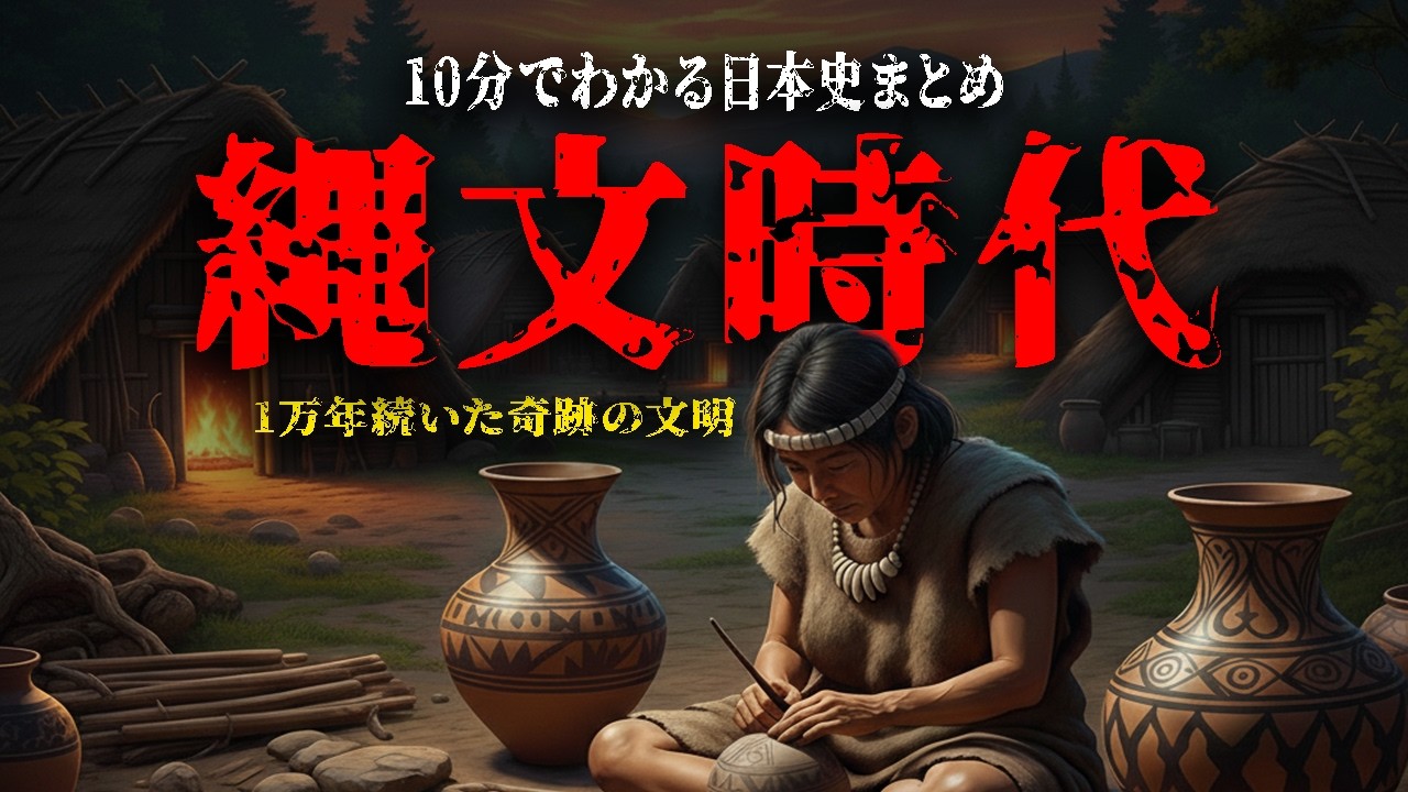【10分でわかる日本史まとめ】縄文時代　#10分でわかる#日本史#まとめ