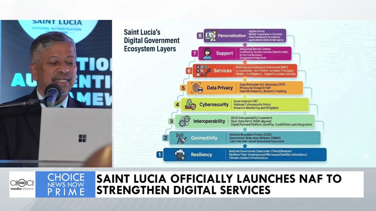 SAINT LUCIA LAUNCHES NATIONAL AUTHENTICATION FRAMEWORK TO STRENGTHEN DIGITAL SERVICES
