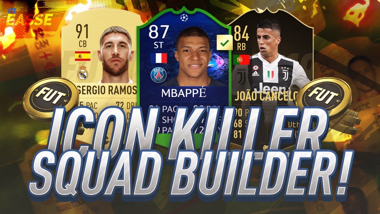FIFA 19 THE ICON KILLERS 1000K SQUAD BUILDER | 1 MILLION COIN SQUAD BUILDER