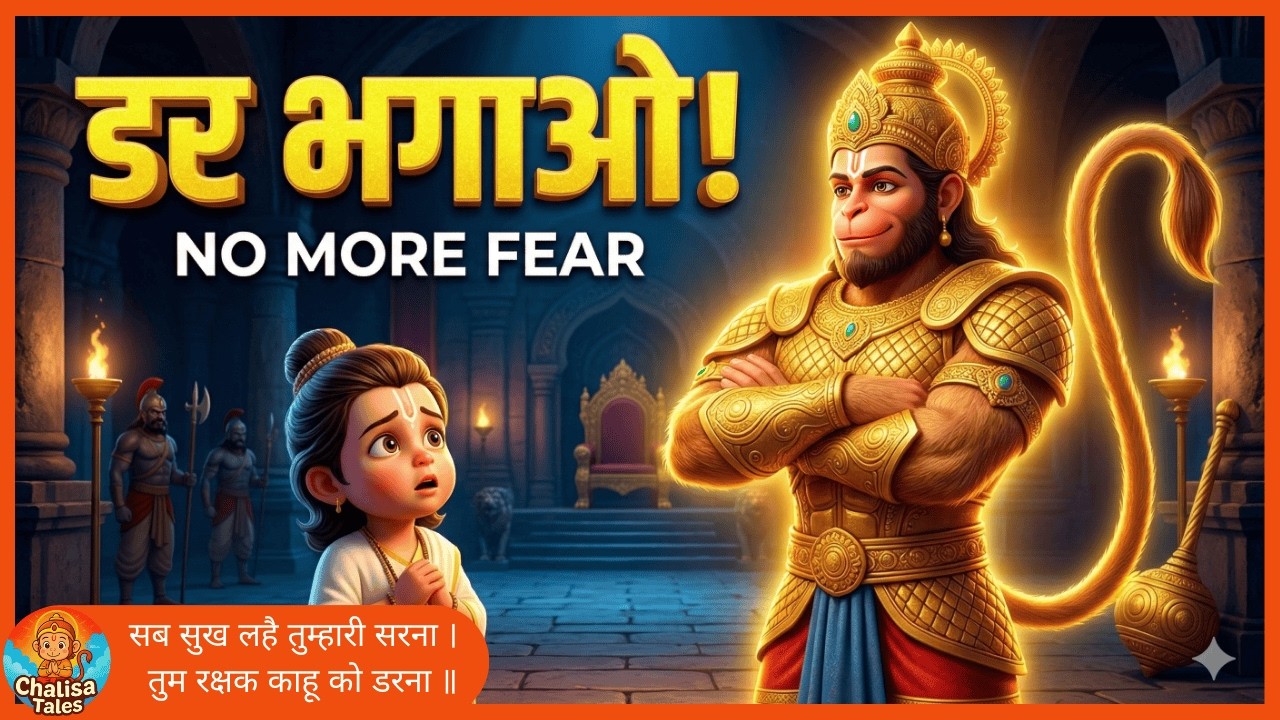 डर भगाओ! How Hanuman made Vibhishan Brave | सब सुख लहै तुम्हारी सरना | Animated Story for Kids