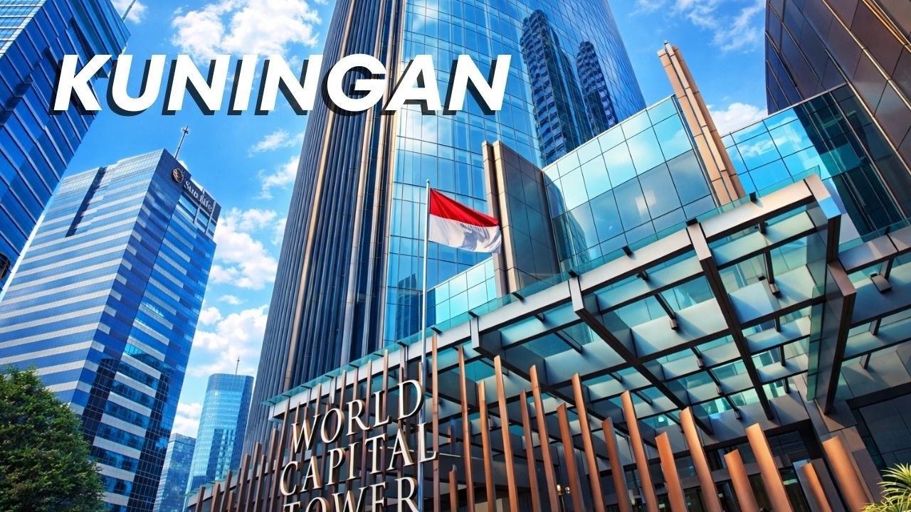 Not your average Jakarta street. Around I go on Lingkar Mega Kuningan. #jalankakiaja