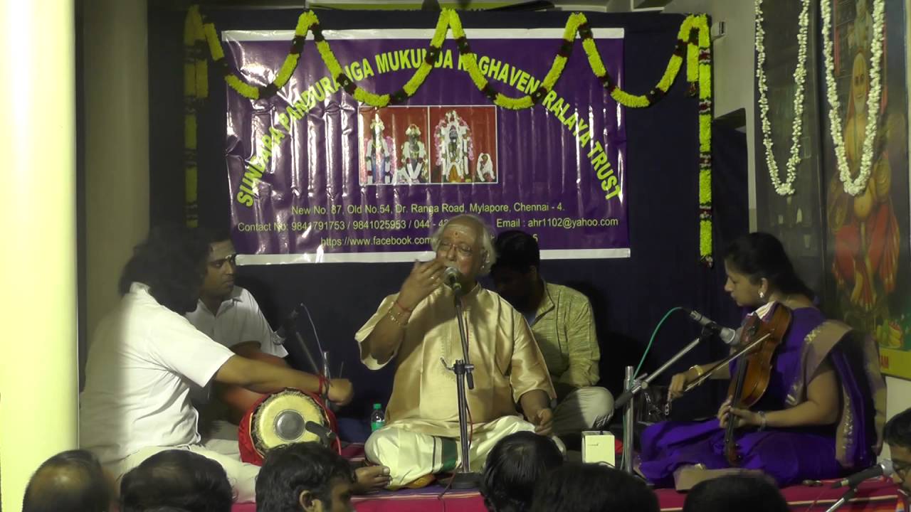 Carnatic Vocal | T.V.Gopalakrishnan |  Akhanda Bhakti Gana Samarpana 2016 | Raghavendra Brindavan