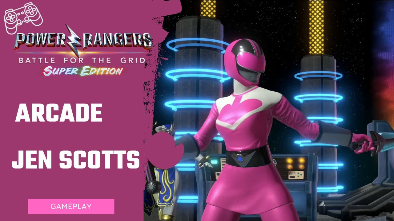Power Rangers Battle of the Grid Super Edition [Ps4]: Arcade Jen Scotts