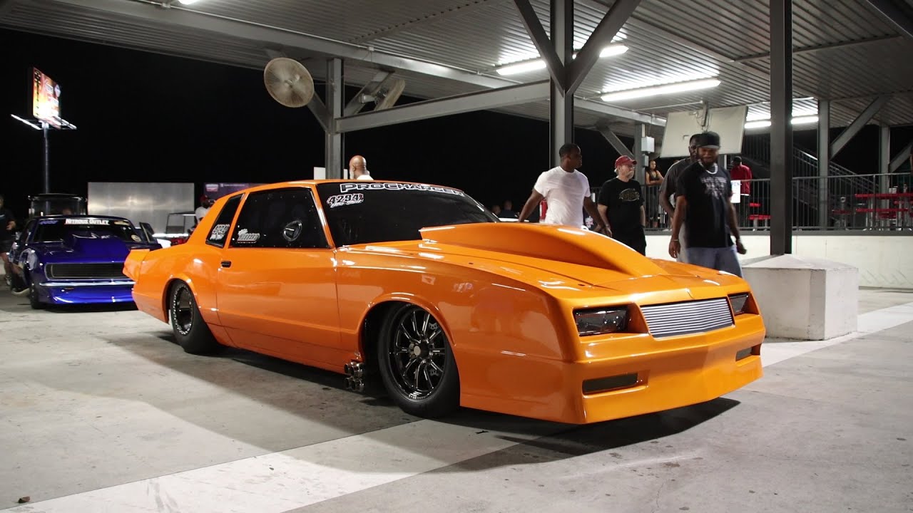 SHE WAS HANDLING THIS CRAZY FAST PROCHARGED GBODY AT XTREME RACEWAY PARK!