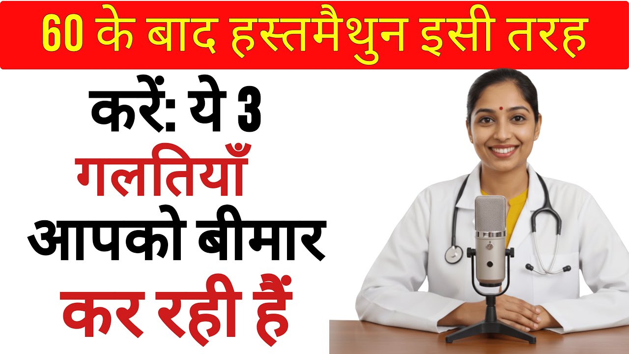 डा. काव्या सिंह बताती हैं: 60 के बाद सुरक्षित रूप से हस्तमैथुन कैसे करें - इन 3 खतरनाक गलतियों से...