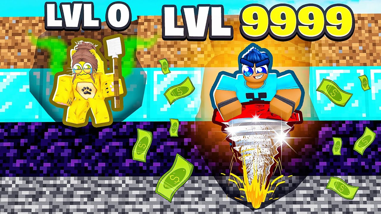Eu FIZ UMA MINA e GANHEI MUITO DINHEIRO no Roblox