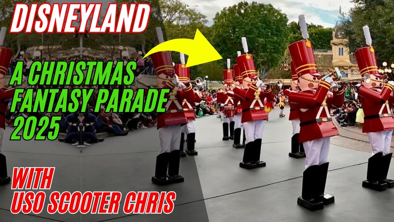 A Christmas Fantasy Parade 2025 at Disneyland! 