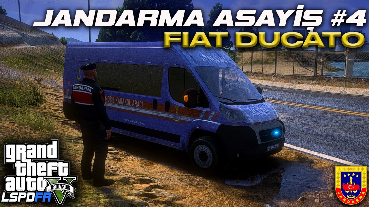 FIAT DUCATO - JANDARMA ASAYİŞ #4 - GTA 5 LSPDFR