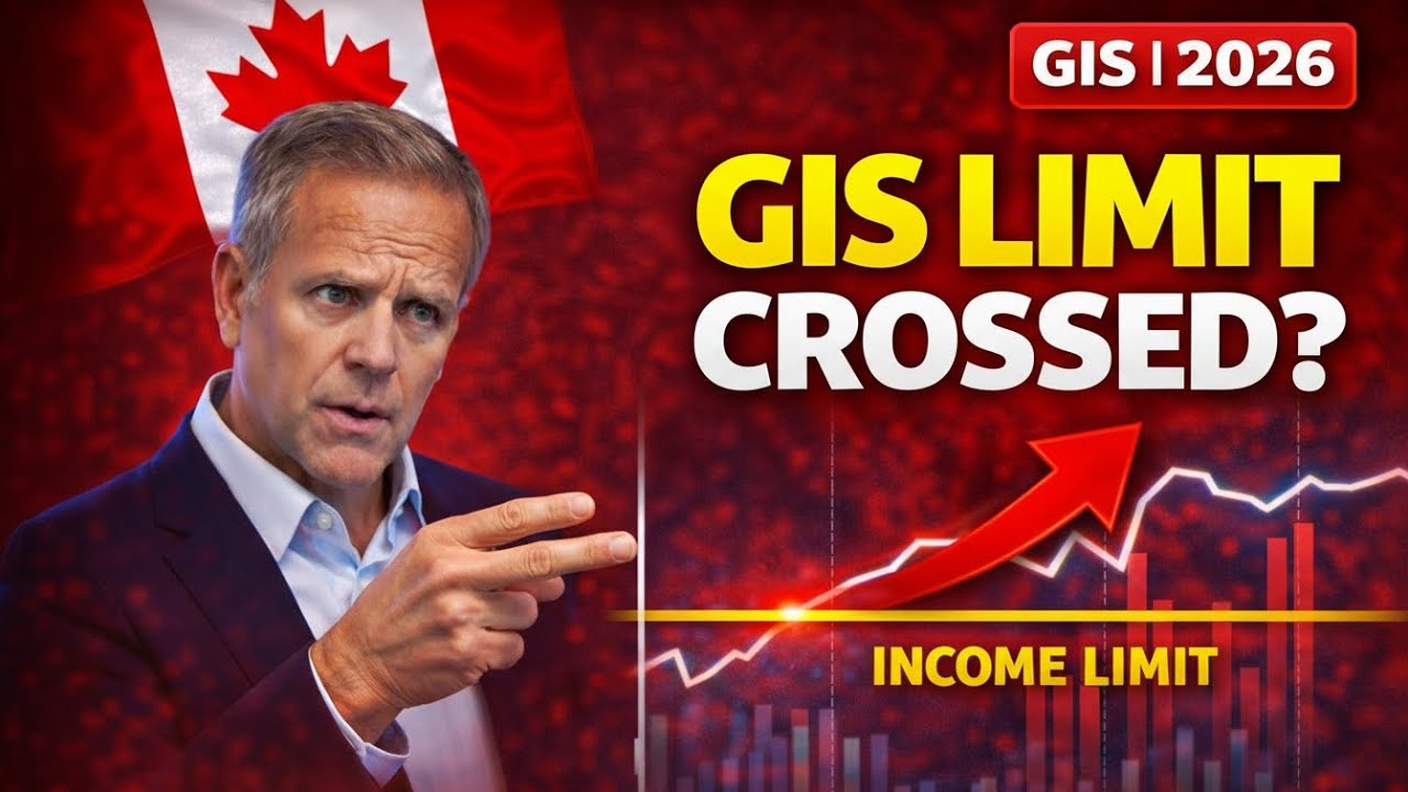 ⚠️Attention Seniors : 2026 GIS Income Limit Explained | Who Loses Benefits | Canadian Must Watch!