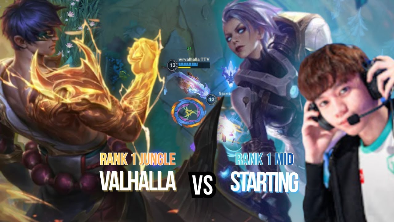 RANK 1 JUNGLER vs PRO RANK 1 MID  | Wild Rift
