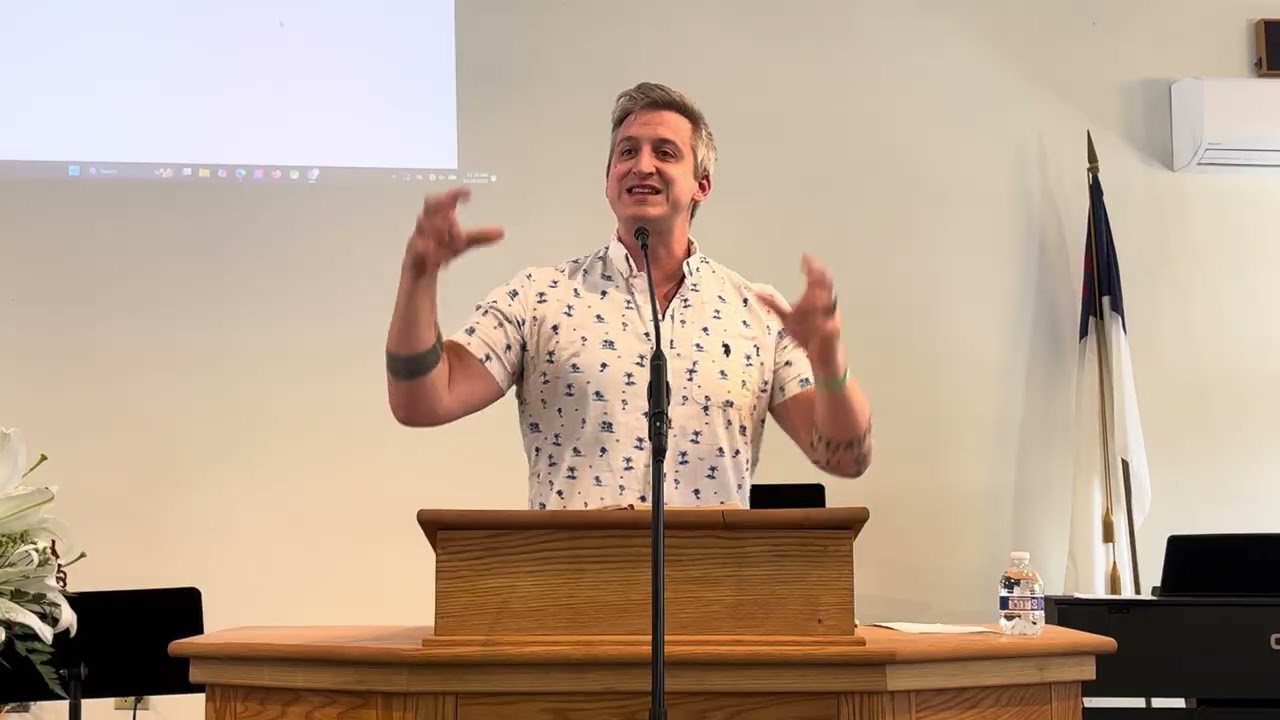 12/28/25  Guest speaker Eric Mosher shared the message “The Sin of Someday” Col 4:2-6