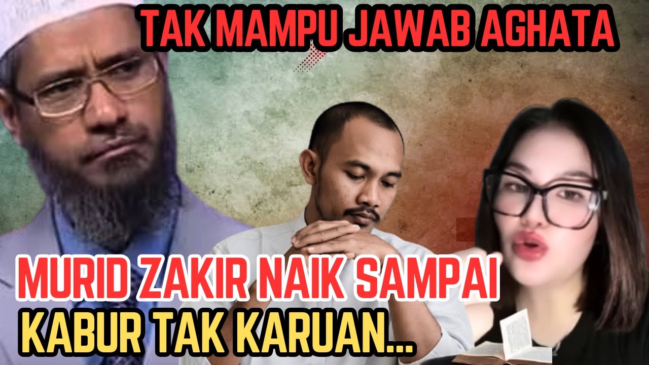 PARAH!! PRIA MUSLIM INI AKHIRNYA KABUR TAK KARUAN KARENA TAK MAMPU JAWAB PERTANYAAN DARI AGHATA!!
