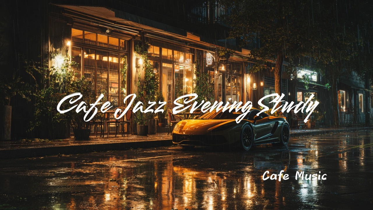 Cafe Jazz Evening Study – Relaxing Sounds for Concentration