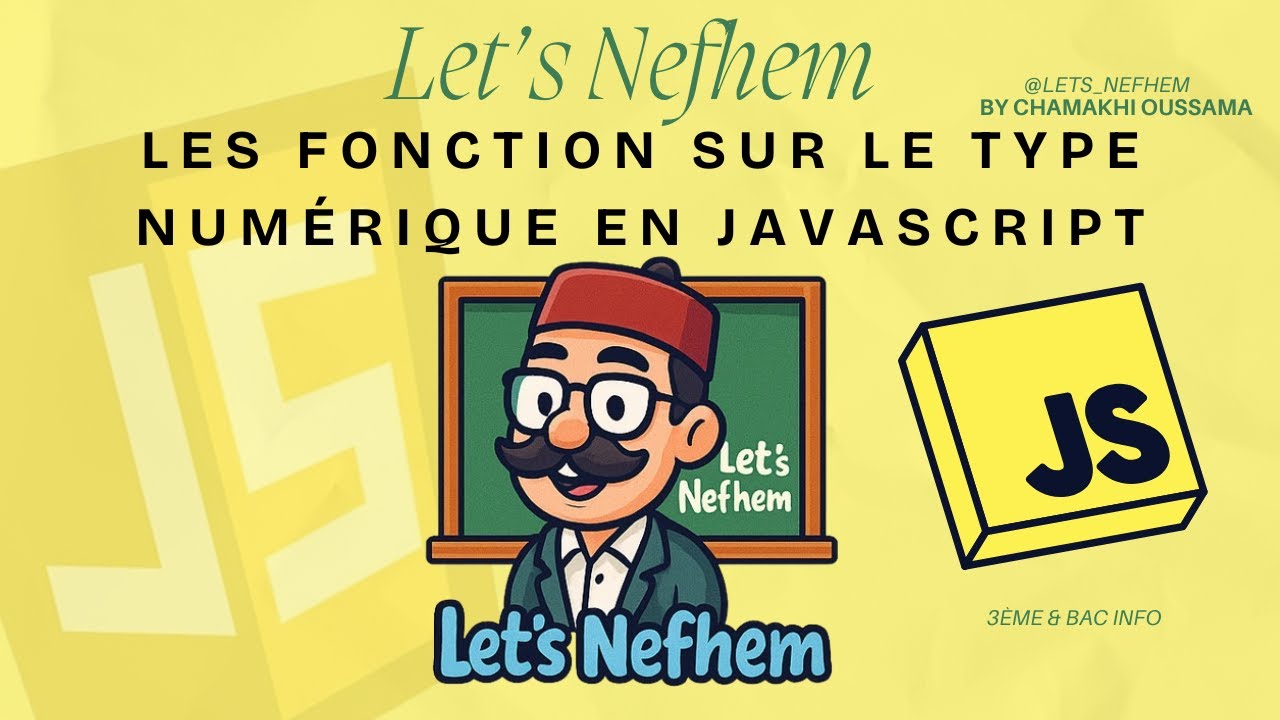 Les Fonction sur le type numérique en JavaScript | 3ème & Bac Info 💻