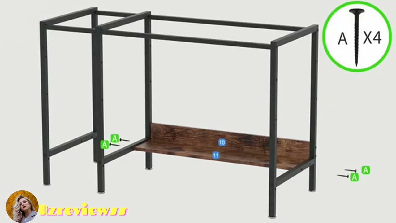 Best MINOSYS Computer Desk - 47” Gaming Desk, Home Office Desk with Storage, Small Desk