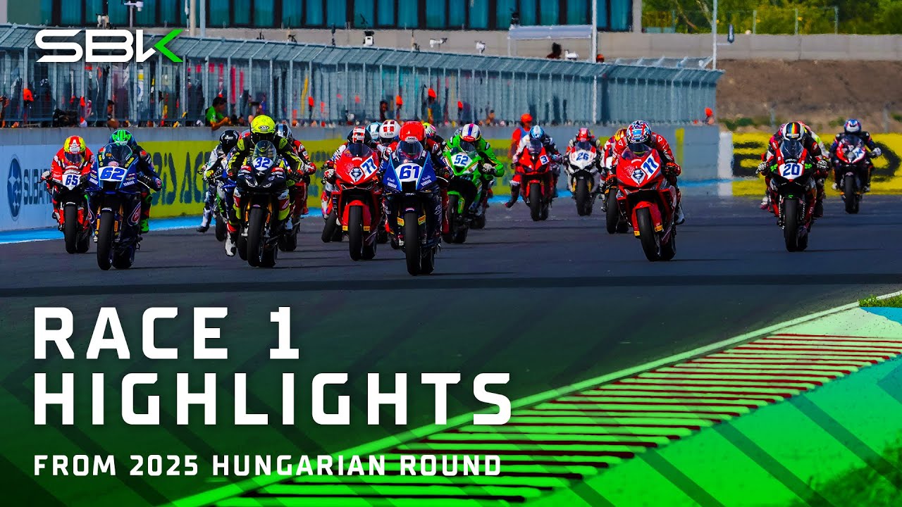 ГЛАВНОЕ: Гонка #WorldSSP 1 в парке Балатон 💪 | 2025 #HungarianWorldSBK 🇭🇺