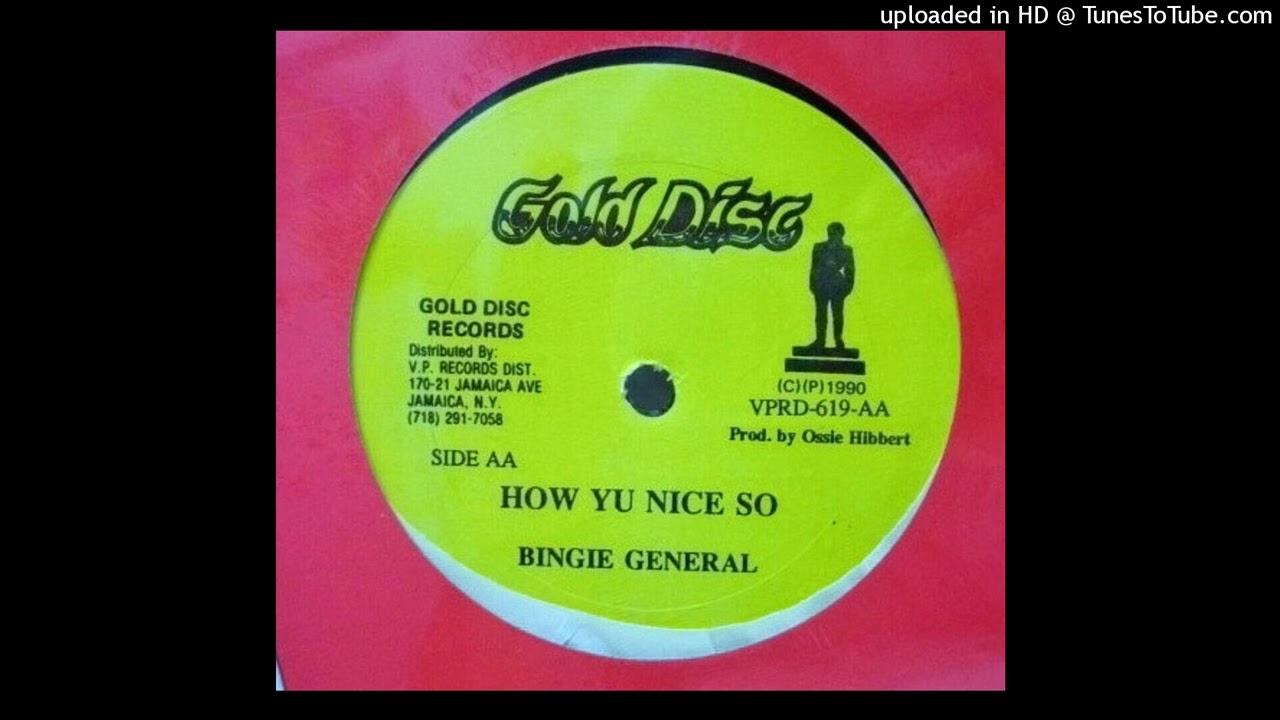 Bingie General How Yu Nice So
