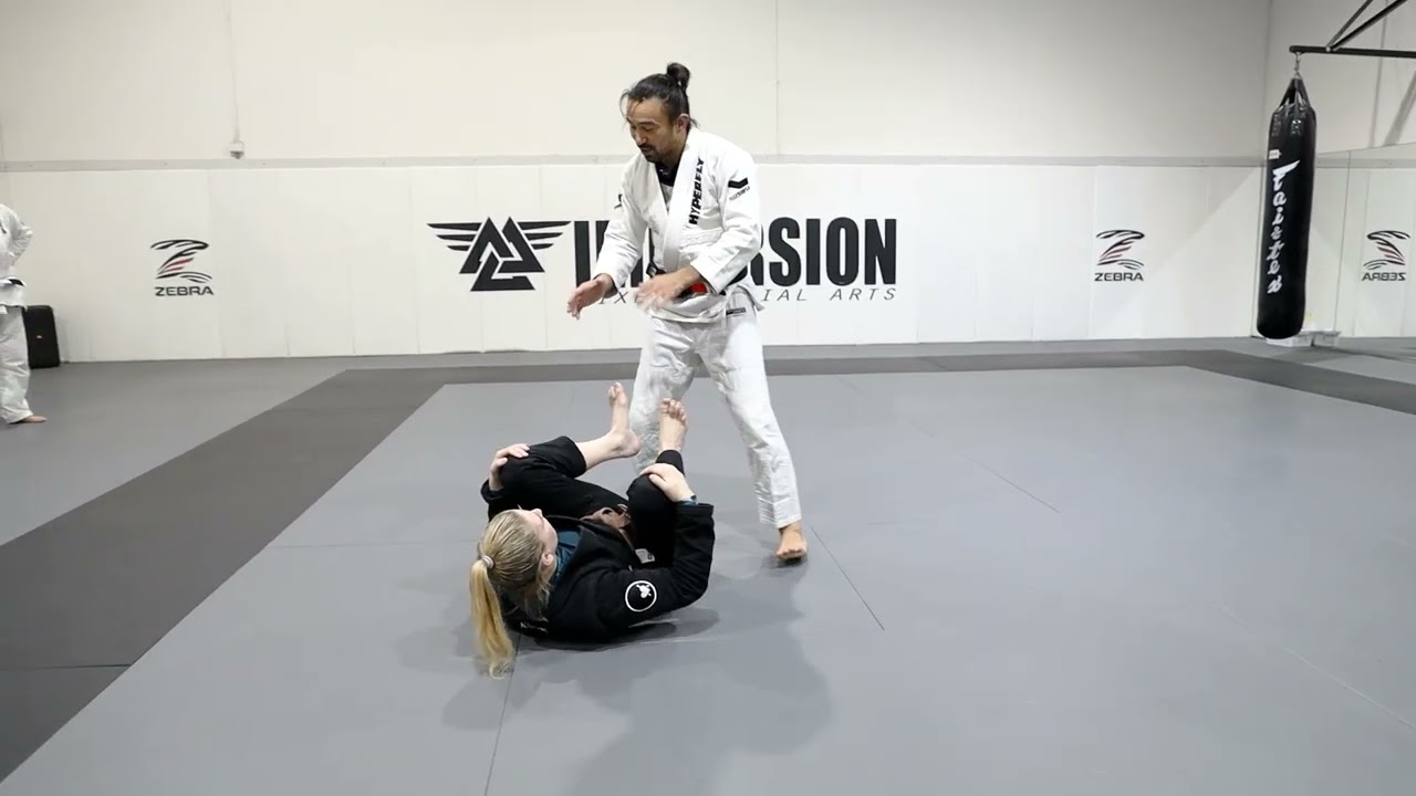 Lee Ting - Immersion MMA Ringwood - Crazy Dog Guard Pass