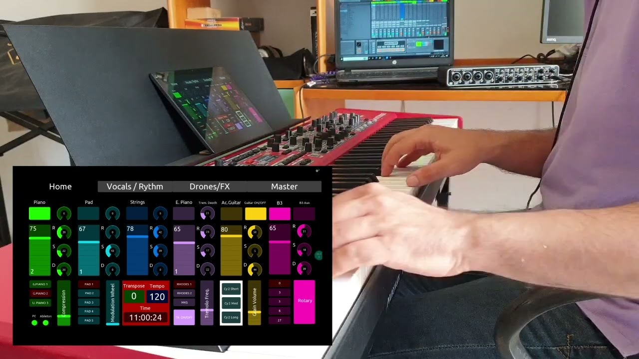 Nuovo Setup Ableton Live + TouchOSC